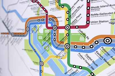 DC Metro map