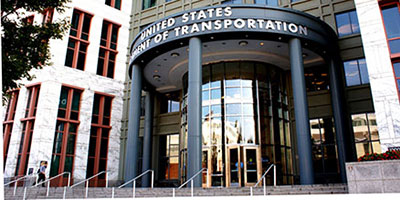 The U.S. D.O.T. building
